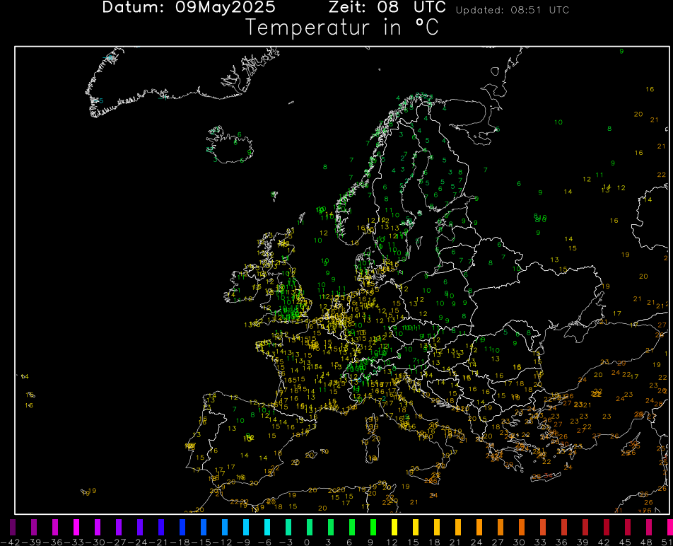 Temperatur Europe