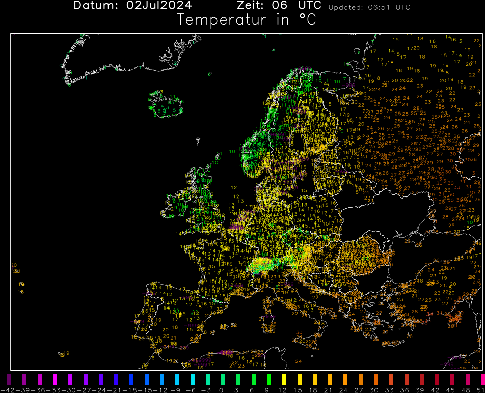 Temperature Europe 06:00