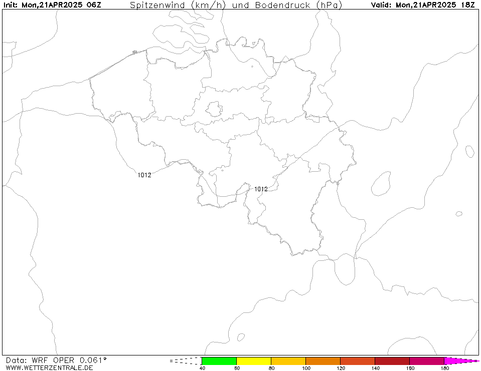 WRF Windstoten