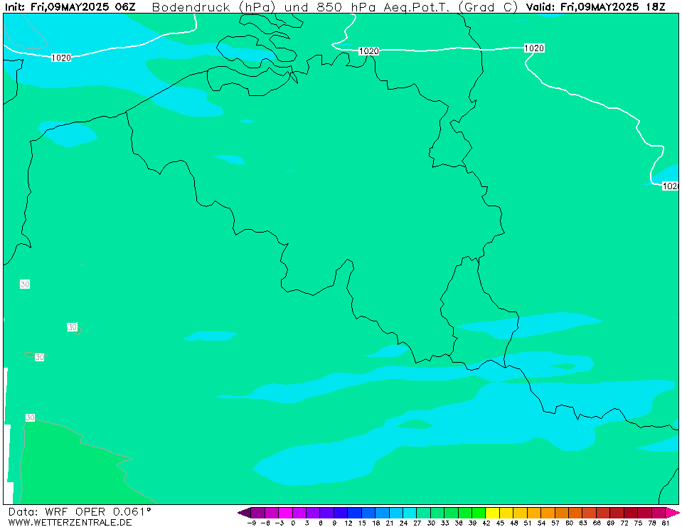 WRF Luchtdruk