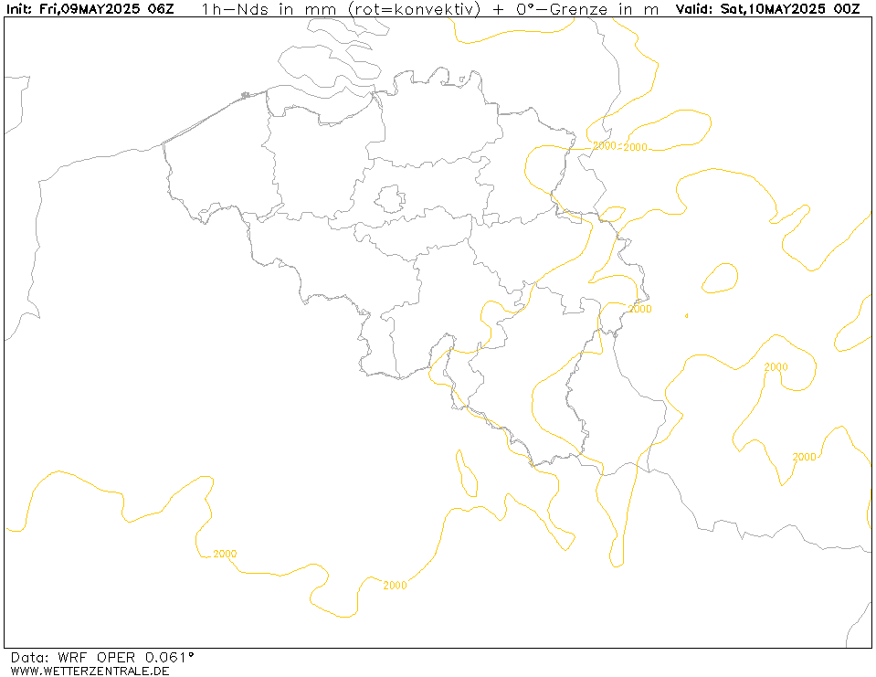 WRF Neerslag