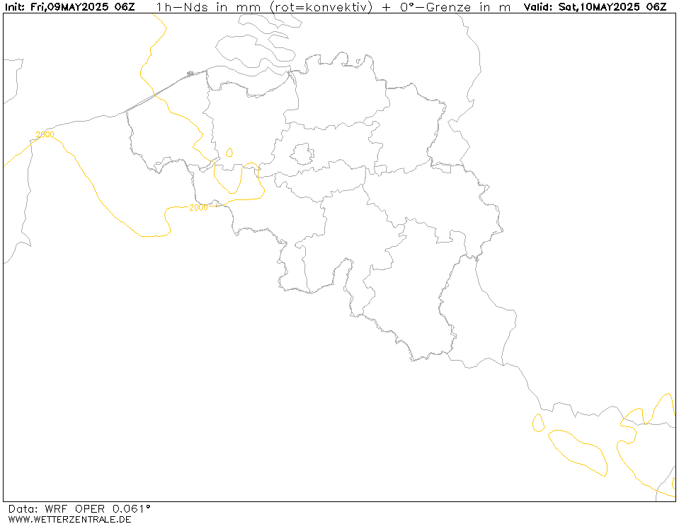 WRF Neerslag