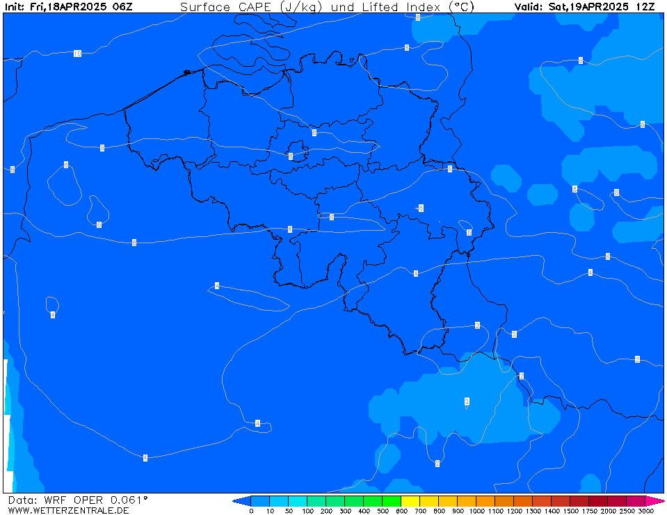 WRF CAPE