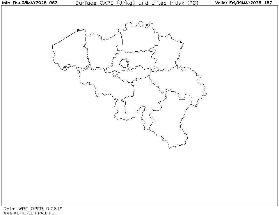 WRF CAPE