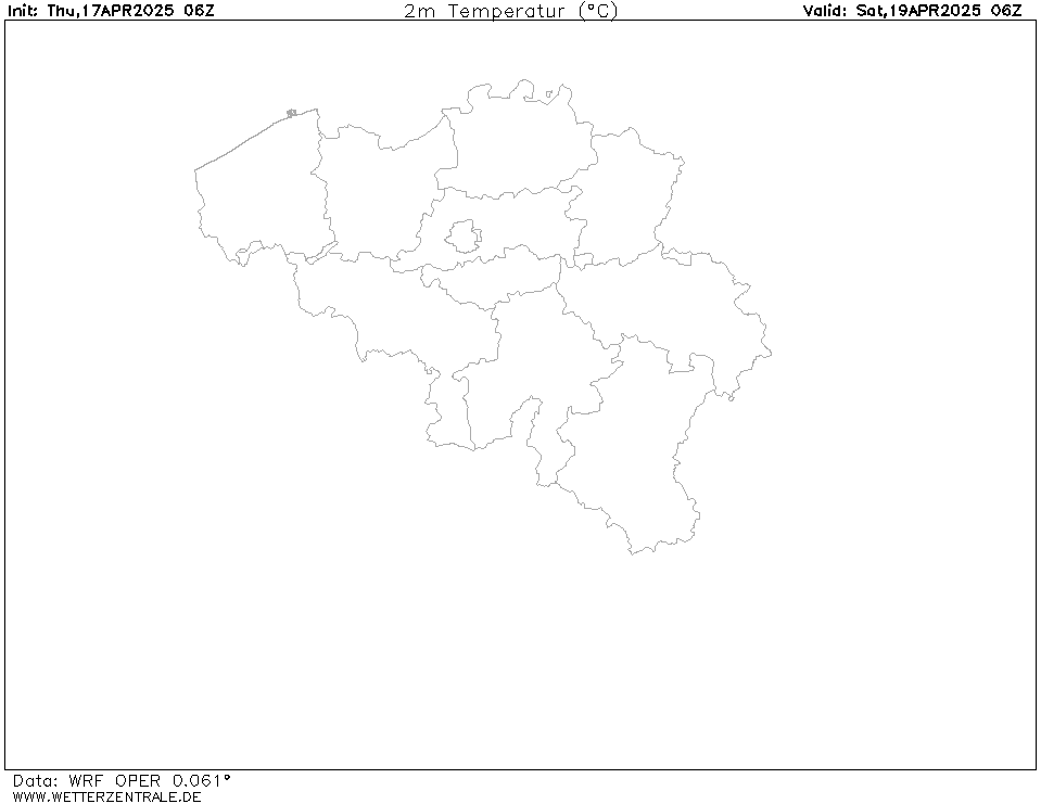 WRF Temperatuur