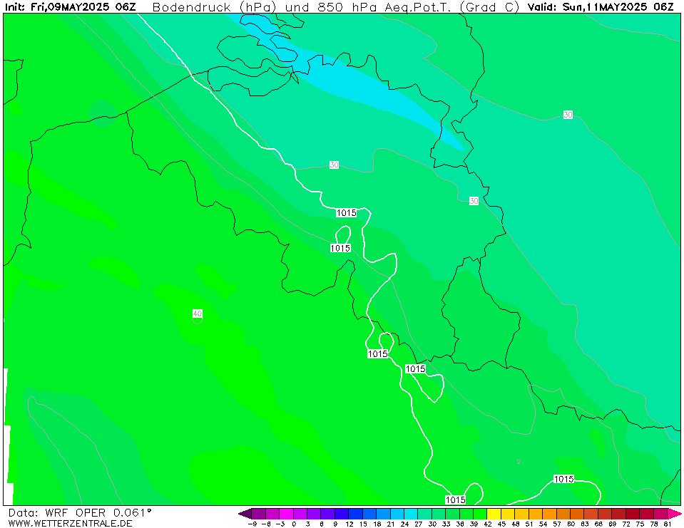 WRF Luchtdruk